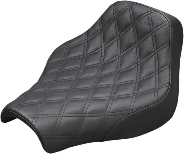 Renegade Lattice Stitch Solo Seat Black, 1, nordicamoto.ro