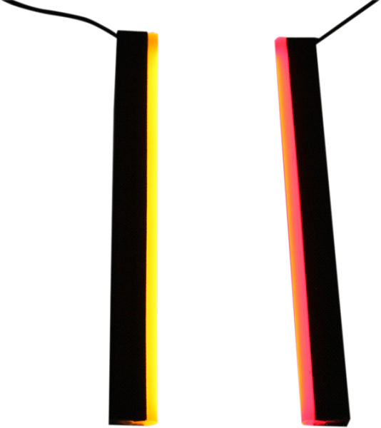 Dual-color Plasma Rods Amber, Red, 1, nordicamoto.ro