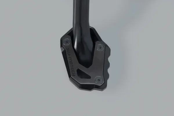 Sidestand Foot Extension Black, Silver -2