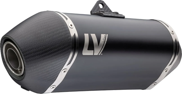 Tobă de eșapament LeoVince LV-14 Black Edition Slip-On pentru Yamaha Ténéré 700, 1, nordicamoto.ro