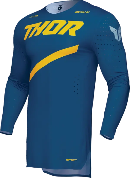 Tricou Enduro Thor Sportmode Brave Blue-6