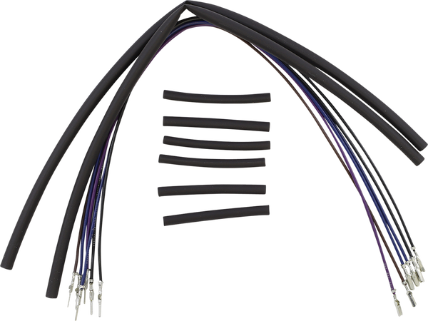 Front Turn Signal Extension Black, 1, nordicamoto.ro