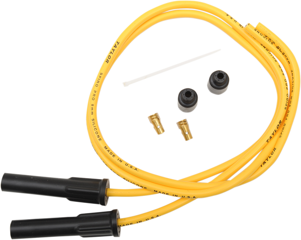 8 Mm Pro Comp Spark Plug Wire Kit Yellow, 1, nordicamoto.ro