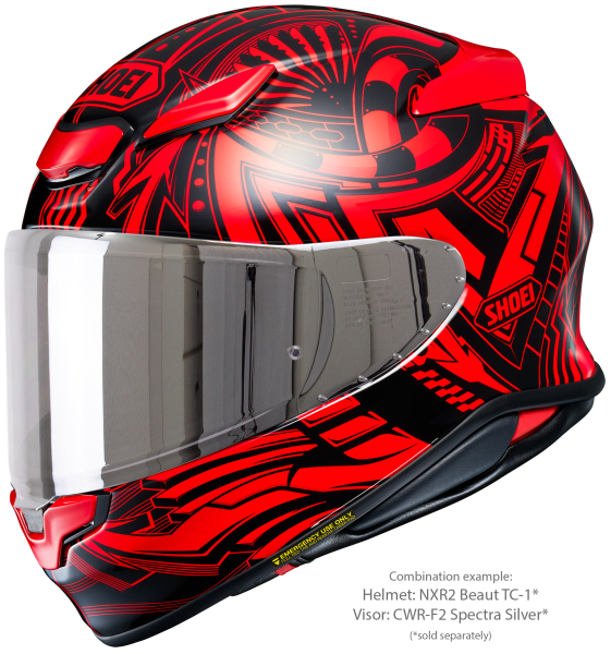 Casca integrala SHOEI NXR2 BEAUT TC-1 Negru/Rosu/Alb XXL-6
