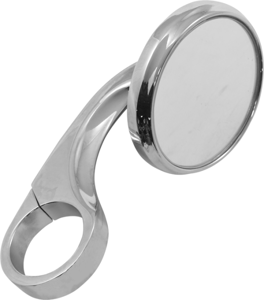 Clamp-on Shooter Mirror Silver, 2, nordicamoto.ro