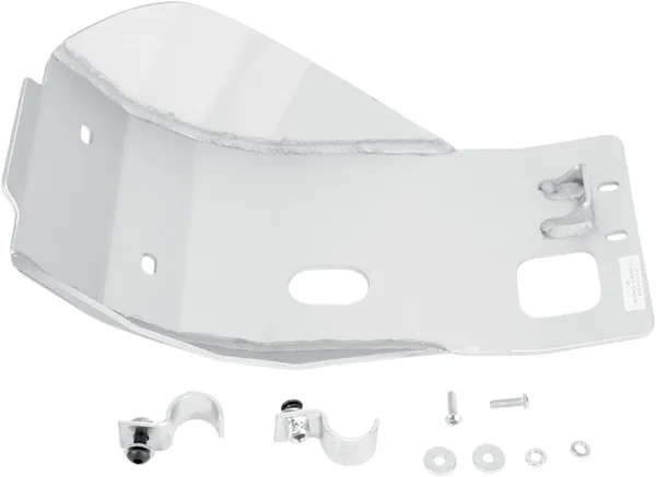 MOOSE RACING Aluminum Skid Plate Silver 