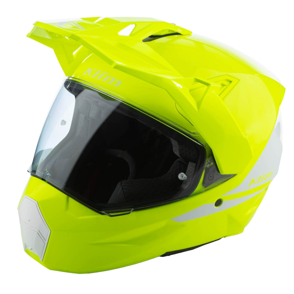 Casca Moto Klim X1 Alpha ECE/DOT Gloss Hi-Vis - White-78714ab7462469977f16d146f032c582.webp