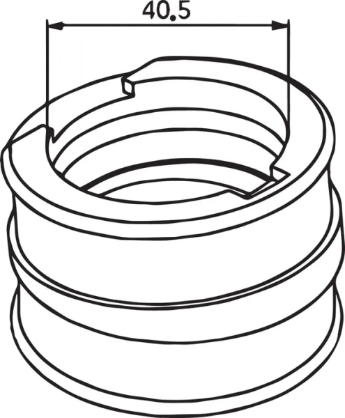 Carburetor Mounting Flange Black-0