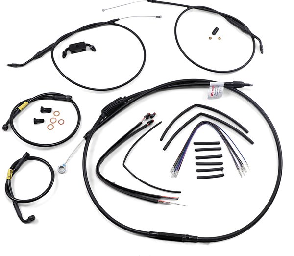 Jail Bar Cable Kit Black, 1, nordicamoto.ro