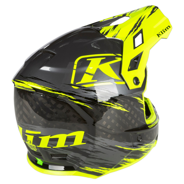 Casca Snowmobil Klim F3 Carbon Pro ECE Ascent Black - Asphalt-8