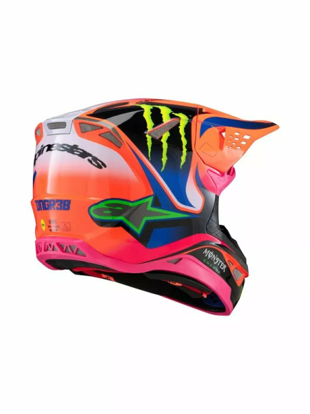 Casca Alpinestars S-M10 Deegan Orange/Pink/Purple-3