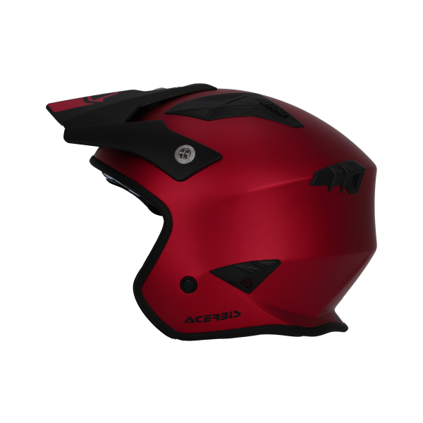 Casca Jet Acerbis Aria Metallic Rosu XXL-3