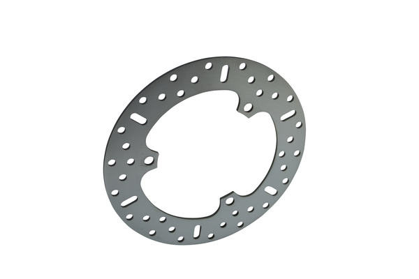 Round D-series Scooter Brake Rotor Silver, Stainless Steel, 1, nordicamoto.ro