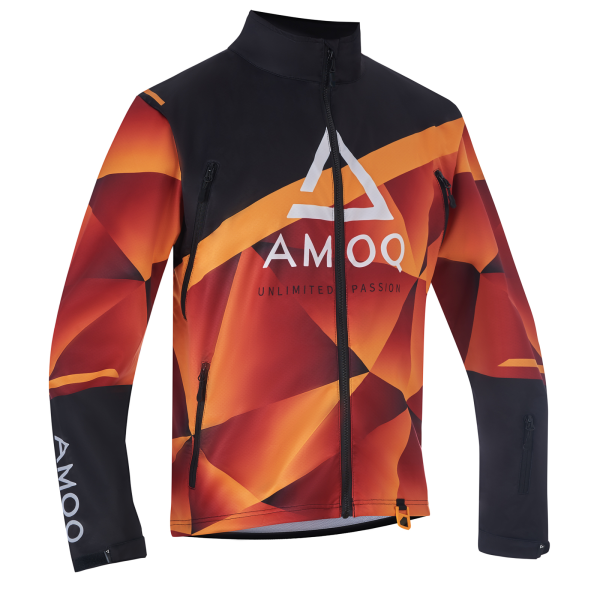 Geacă de curse AMOQ Apex V2, negru/portocaliu, mărimea L, 3, nordicamoto.ro