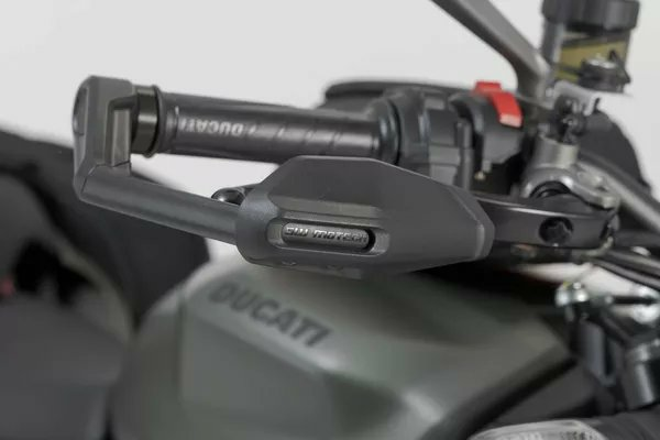Lever Guards With Wind Protection Anodized, Black -1