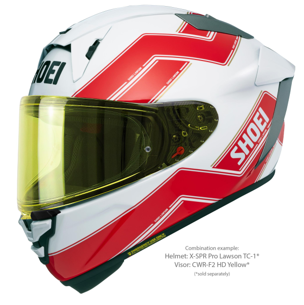Casca Integrala SHOEI X-SPR PRO LAWSON TC-1 Rosu/Alb XS, 5, nordicamoto.ro