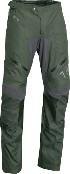 Pantaloni Thor Terrain Over The Boot Charcoal/Green-3