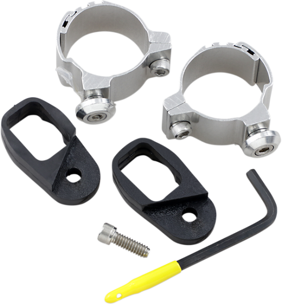 Turn Signal Relocation Hardware Kit Silver, 1, nordicamoto.ro