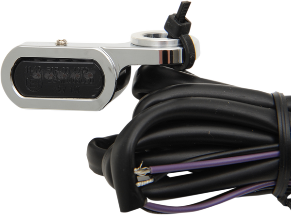 Led Handlebar Marker Lights Chrome, 1, nordicamoto.ro