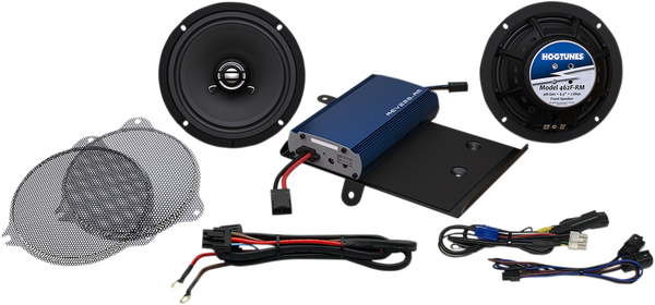 225-watt Amp/ 6-1/2(r) Front Speaker Kit Black, Blue, 1, nordicamoto.ro