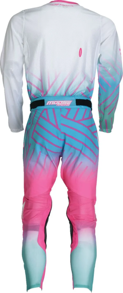 Tricou MOOSE RACING Sahara White/Blue/Pink-1