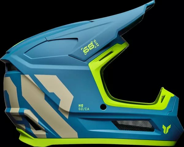 THOR Youth Fleet Forge Helmet Yellow, Blue -5