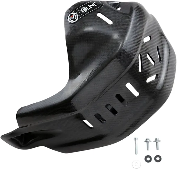 MOOSE RACING Carbon Fiber Skid Plate Black -3