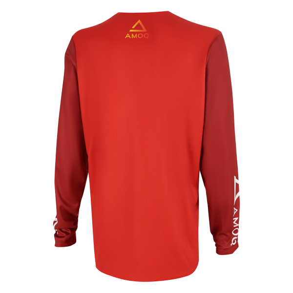 AMOQ Ascent Comp Jersey Red-Dk Red XS-1