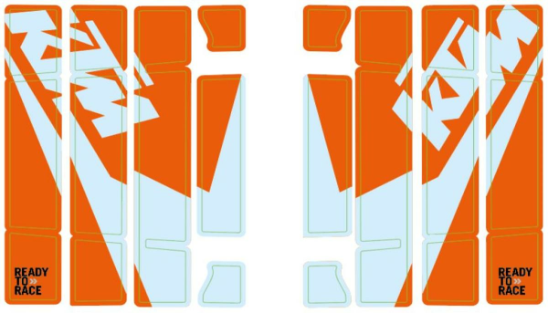 Stickere protectii radiator KTM 2020-2023-0