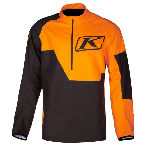 Hanorac Klim Revolt 1/4 Zip Black - Strike Orange-14