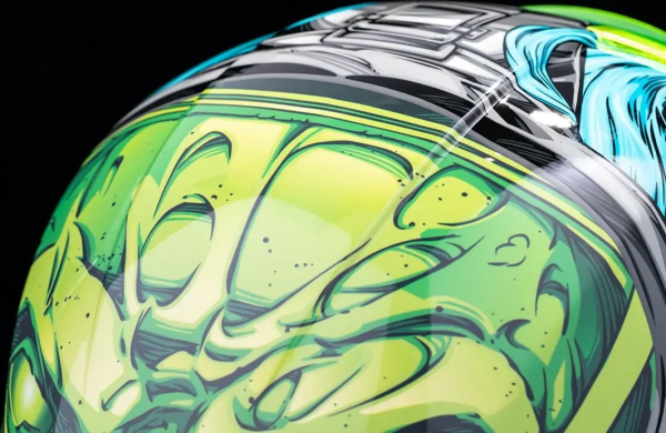 Casca Icon Airframe Pro Outbreak Green/Blue-13