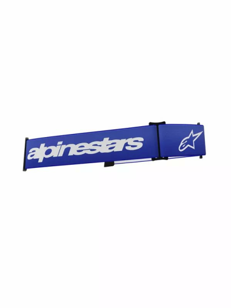 Alpinestars Supertech Goggle Strap Blue, White -0
