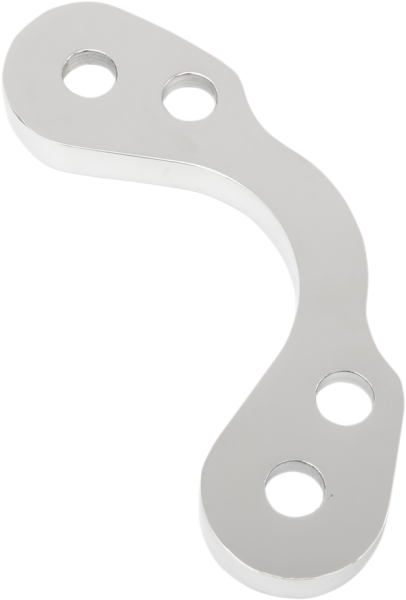 Chrome Steel T-bar Handlebar Clamp Silver, 1, nordicamoto.ro