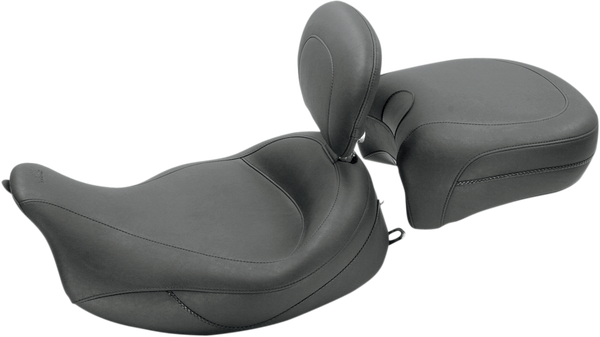 Vintage Super Solo Vinyl Seat With Removable Driver Backrest Black, 1, nordicamoto.ro