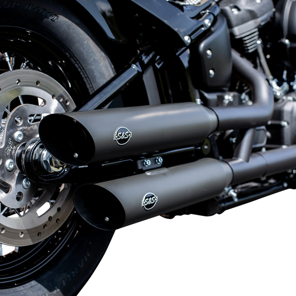 Slash Cut Race Slip-on Mufflers Guardian Black, 1, nordicamoto.ro