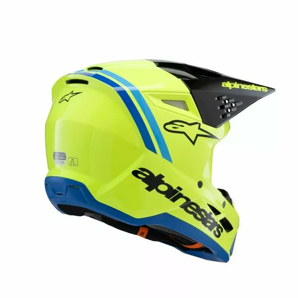 Casca Copii Alpinestars S-Mm3 Radium Black/Blue/Yellow-0