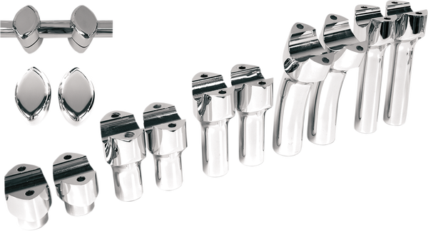 Big Buffalo Handlebar Riser Silver, 2, nordicamoto.ro