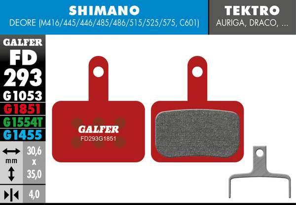 G1851 Advanced Brake Pads, 1, nordicamoto.ro