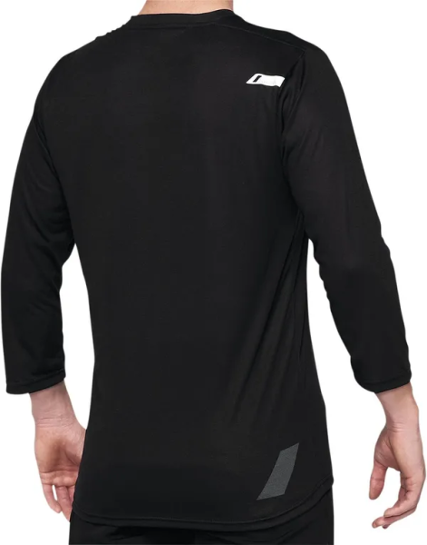 Tricou MTB 100% Airmatic 3/4 Sleeve Black-1