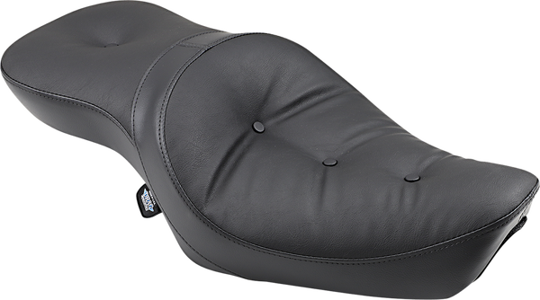 Low-profile Double Bucket  2-up Vinyl Seat Black, 2, nordicamoto.ro