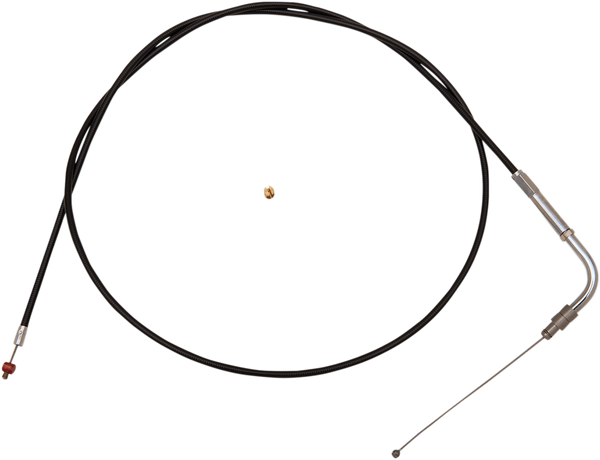 Black Vinyl Throttle/idle Cable Black +152 mm (6''), 1, nordicamoto.ro