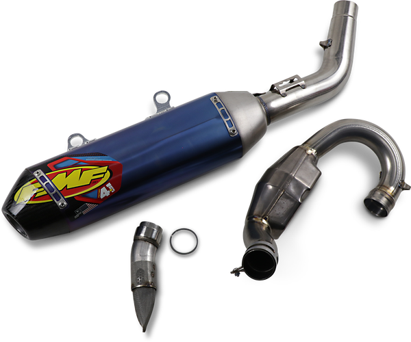 Factory 4.1 Rct Exhaust System Anodized Blue 