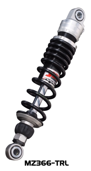 Emulsion Mono Gas Shock Adjustable Length Black, Silver, 2, nordicamoto.ro