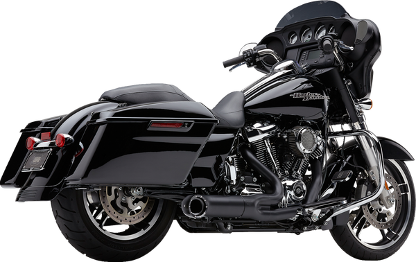 Turn Out 2-into-1 Exhaust System Black, 3, nordicamoto.ro