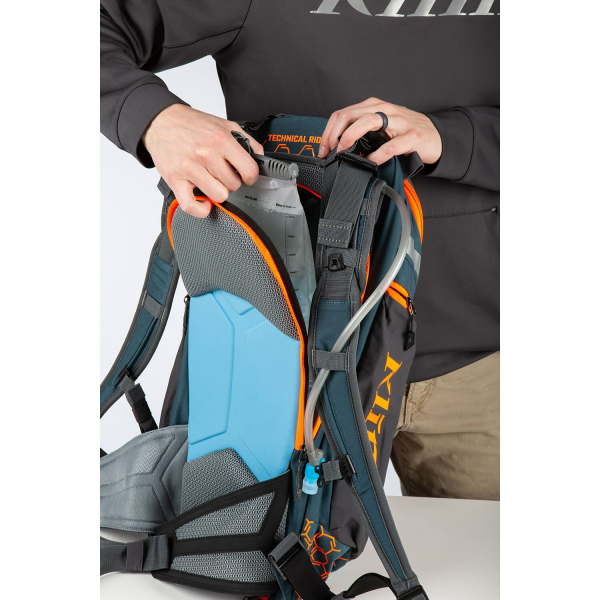 Rucsac Klim Arsenal Petrol - Strike Orange-11