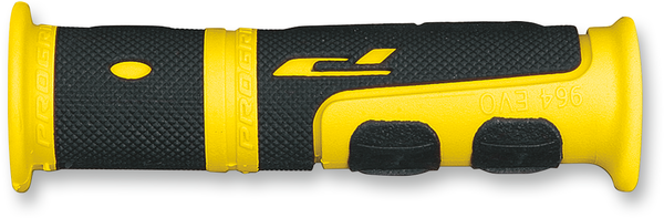 964 Evo Grips Black, Yellow, 1, nordicamoto.ro