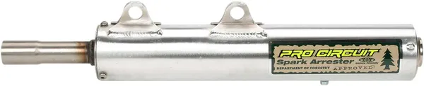 Nature Friendly Spark Arrestor Silencer Brushed-0