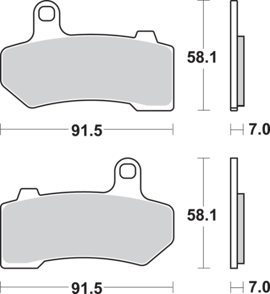 Plăcuțe de frână din metal sinterizat pentru Harley/Buell, 1, nordicamoto.ro