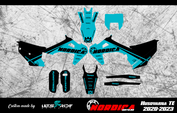 Kit stickere NordicaMoto Husqvarna TE 20-23