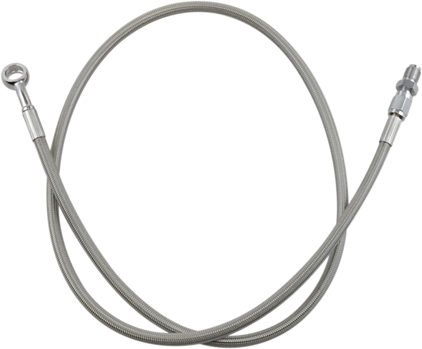 Extended Length Brake Line Silver Oversize [+152 mm (6'')], 1, nordicamoto.ro